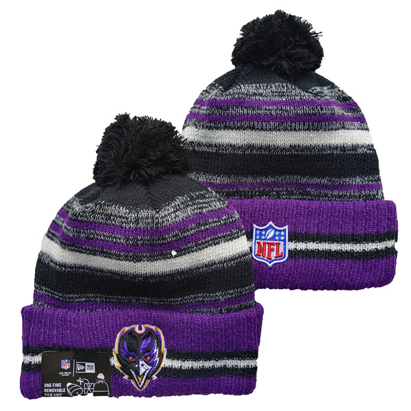 Baltimore Ravens Knit Hats 061